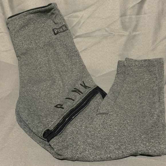 Victoria’s Secret PINK Gray Leggings, high waisted Preloved in great condition - Picture 1 of 12